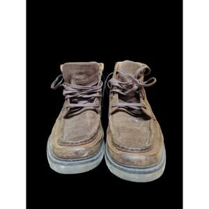 Ariat 4LR size 9D brown leather suede lookout boots with Advanced Cushioning